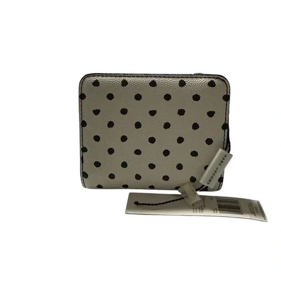 Marc Jacobs White and Black Polka Dot Wallet - Picture 3 of 6